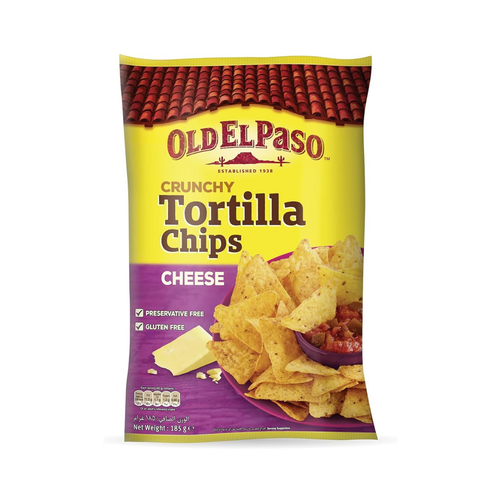 Old El Paso - Tortilla Chips Cheese 185Gr (10/Carton)