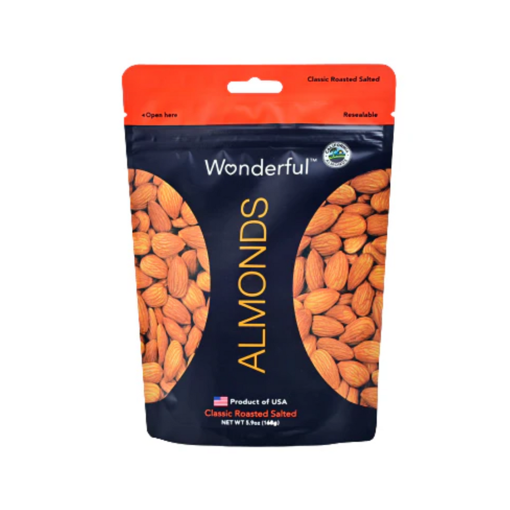 Wonderful - Classic Roasted Salted Almonds 168Gr (24/Carton)