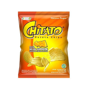 Chitato Snack Potato Chips Cheese Supreme 35Gr (40/Ctn)