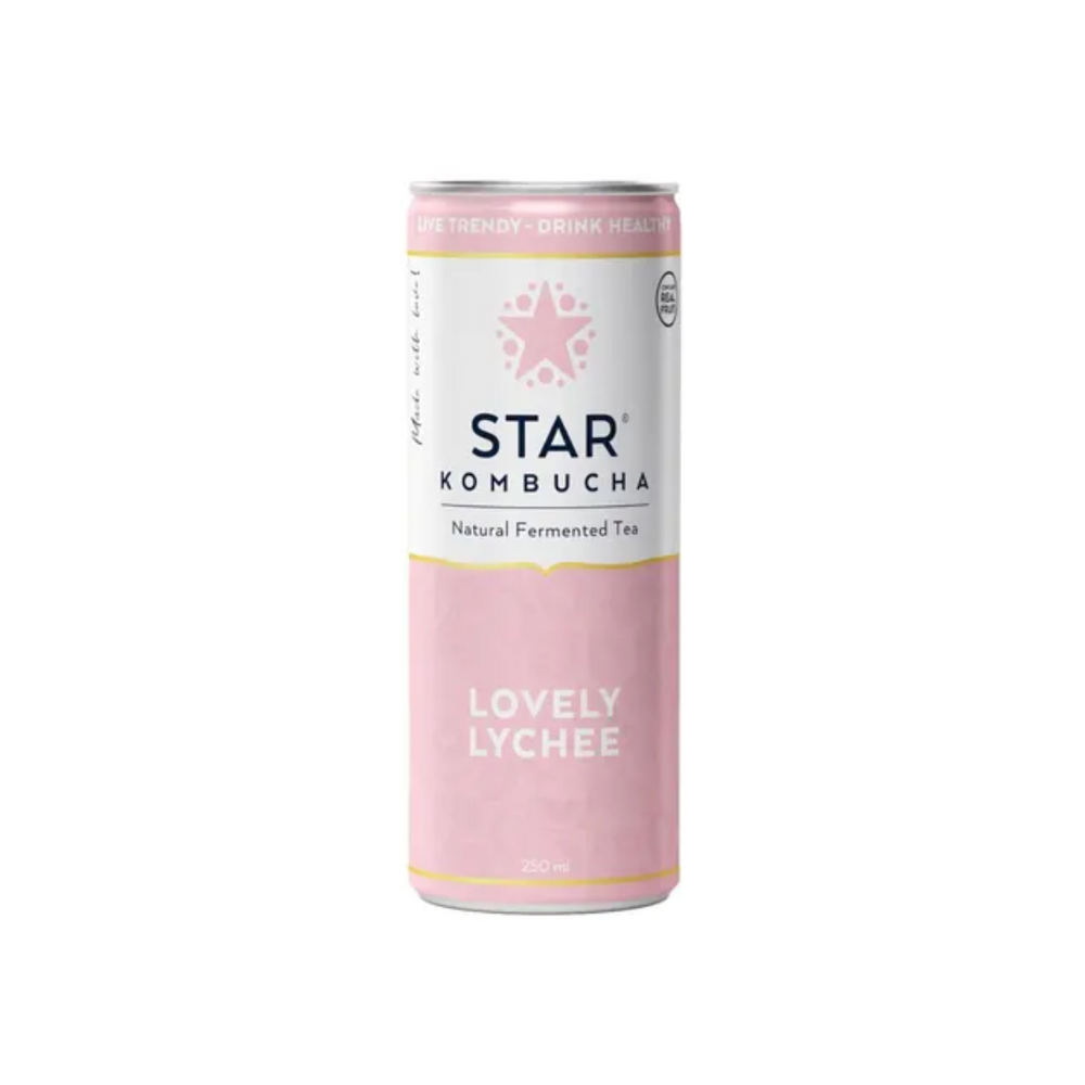 Star Kombucha Lovely Lychee 250Ml (12/Carton)