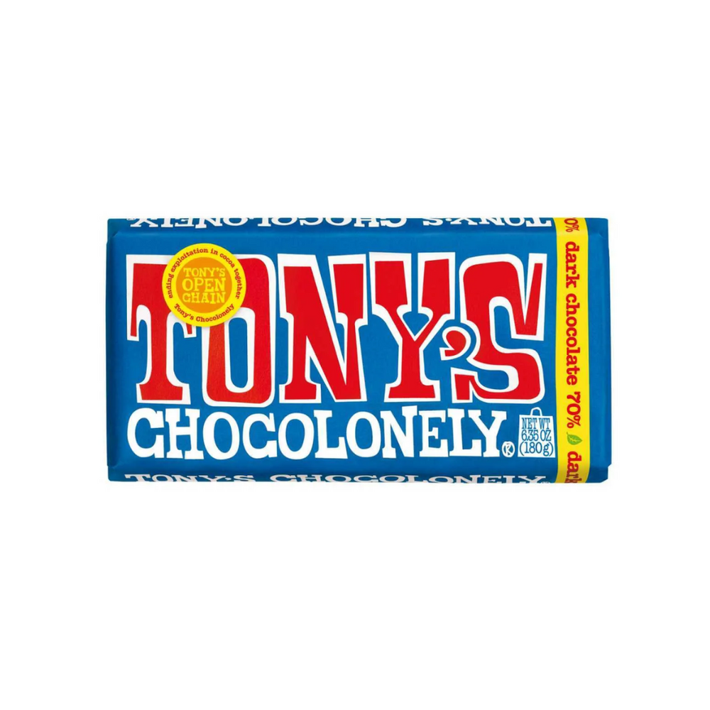 TNY - Dark Chocolate 70% 180Gr (15/Carton)