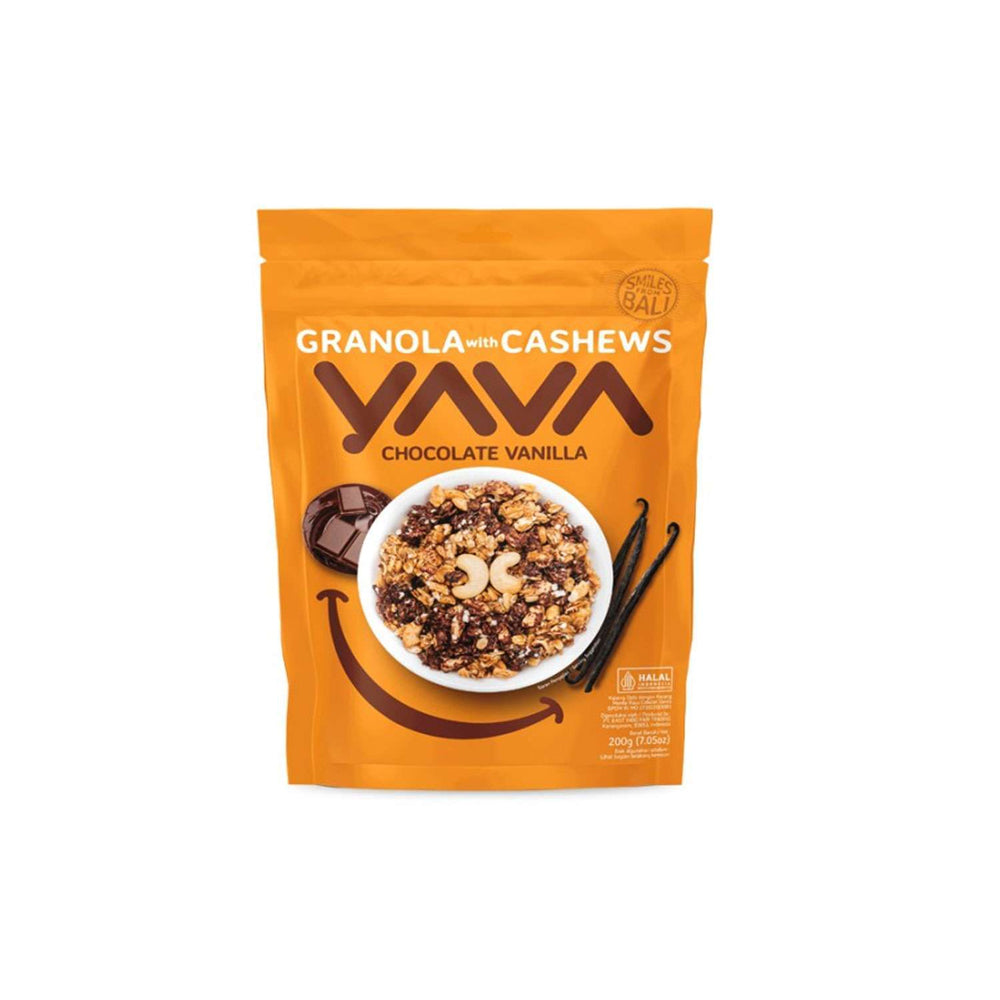 Yava - Granola with Cashews Chocolate Vanila 200Gr (10/Carton)