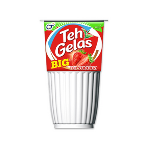 Teh Gelas - BIG Strawberry 250Ml (24/Carton)