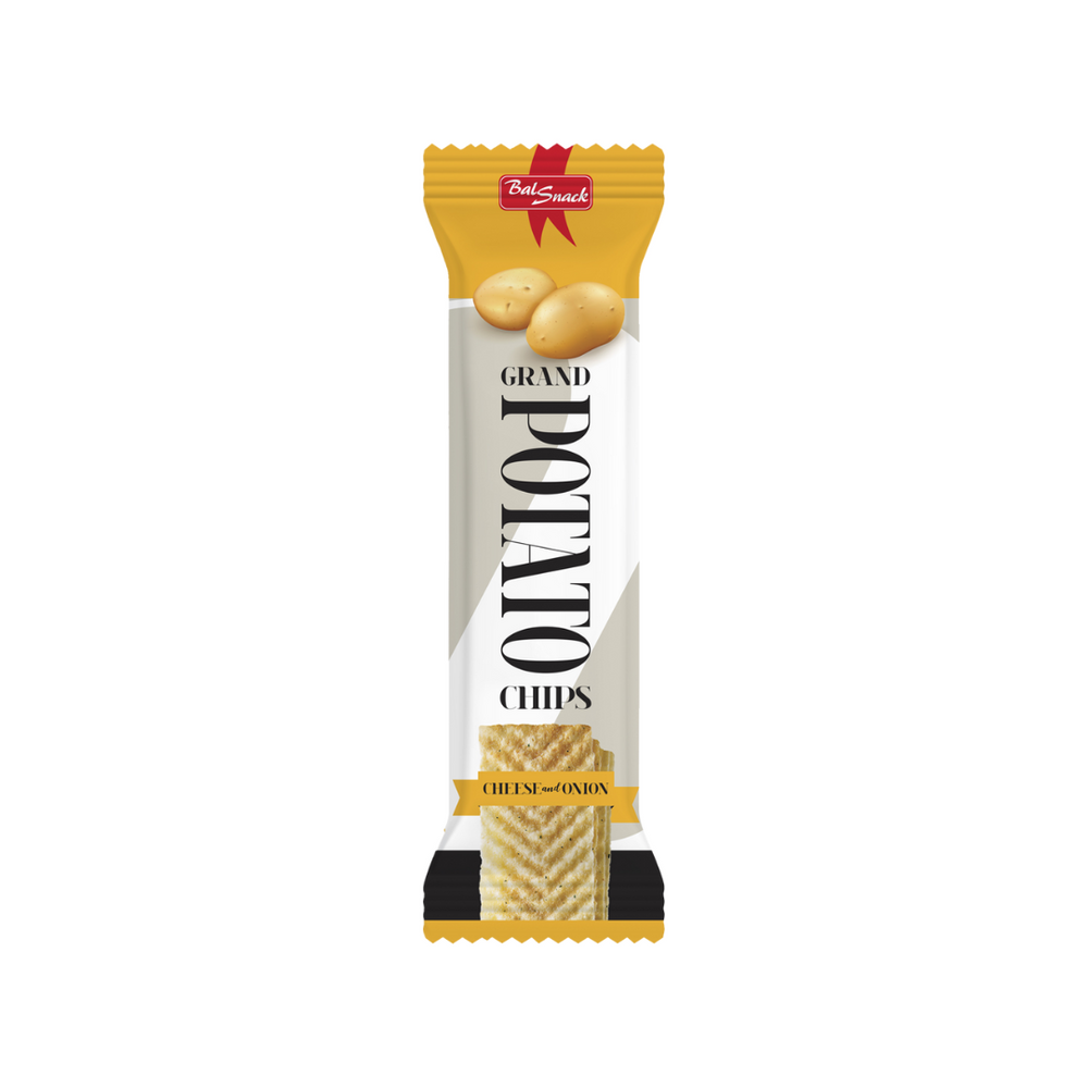 Grand Potato - Chips Cheese And Onion 60Gr (22/carton)