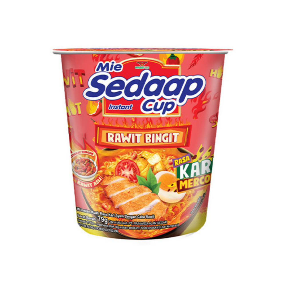 Mie Sedaap Cup - Kari Mercon 79Gr (12/Carton)