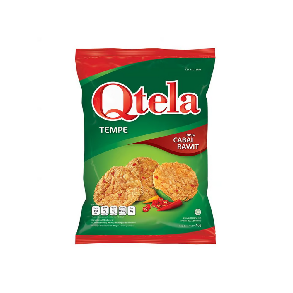 Qtela - Tempe Family Cabe Rawit 55Gr (30/Carton)