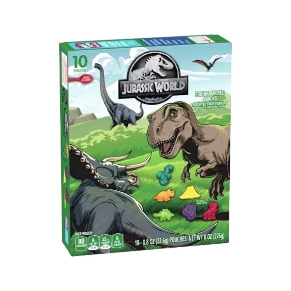 Betty Crockers - Jurrasic World Fruit Snacks 8Oz (8/Carton)