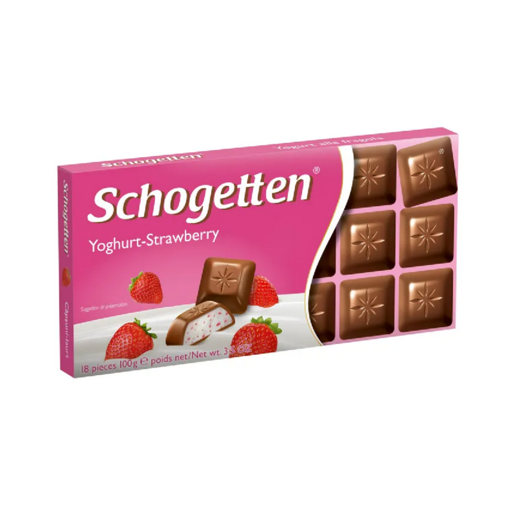 Schogetten Yoghurt Strawberry 100gr (15/carton)