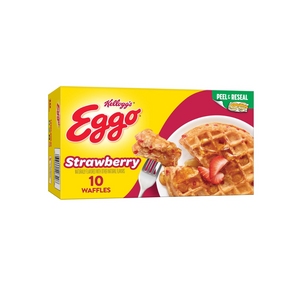 Kelloggs - Eggo Waffle Strawberry 12.3Oz (8/Carton)