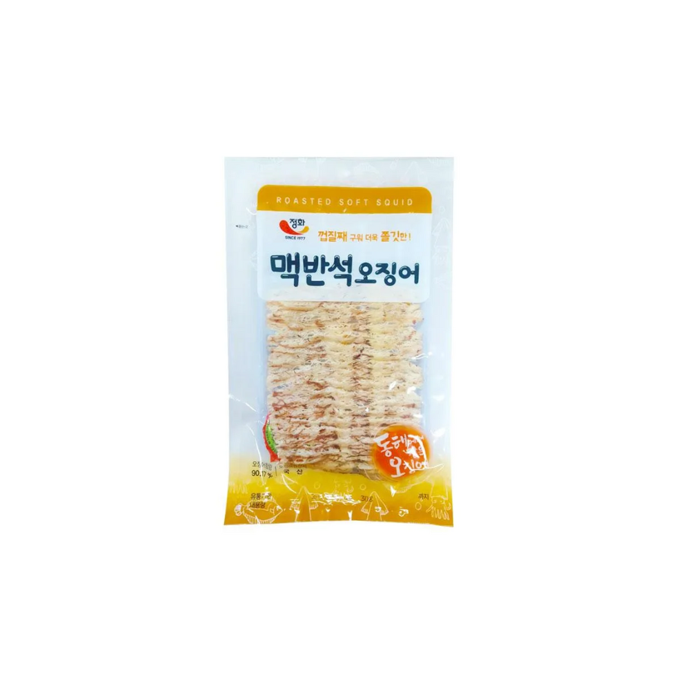 Jeonghwa Food - Soft Roasted Squid 25Gr (100/Carton)