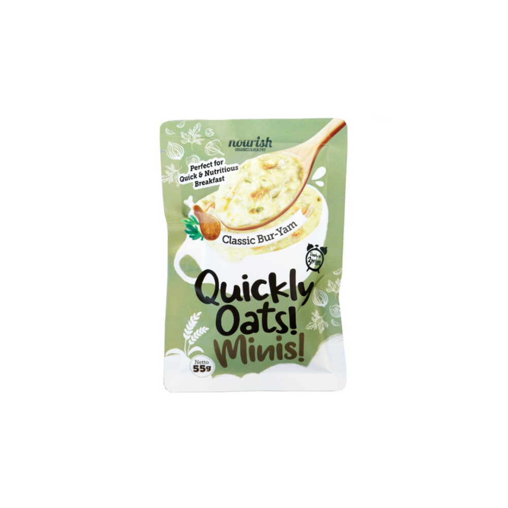 Nourish - Quickly Oats! Minis! Classic Bur-Yam 55Gr (24/Carton)
