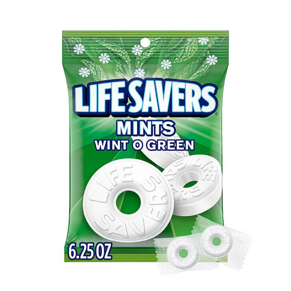 Life Savers - Wint-O-Green 6.25Oz (12/Carton)