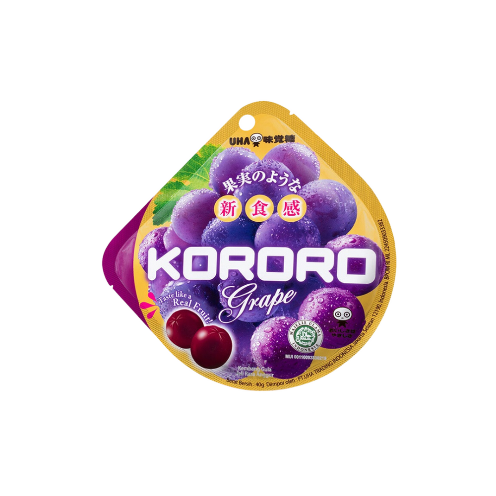 Kororo - Jelly Candy Grape 40Gr (6/Box)