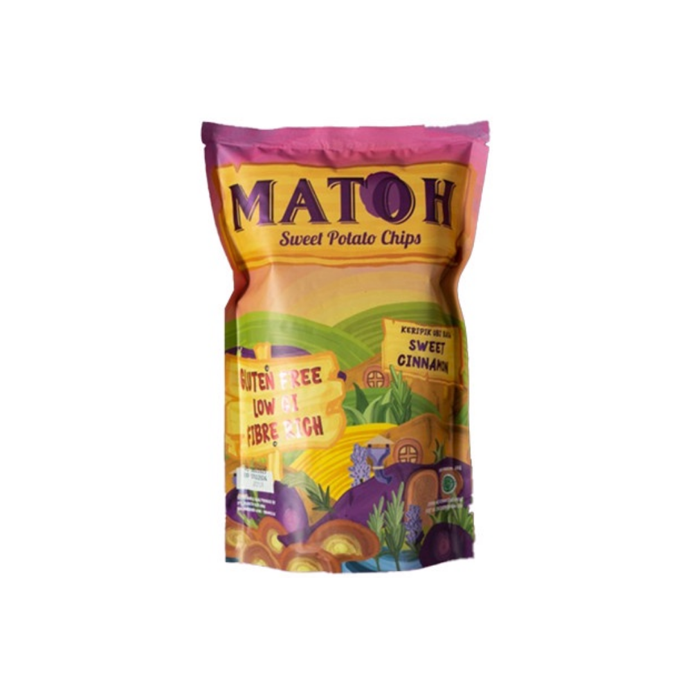 Matoh - Keripik Ubi Rasa Sweet Cinnamon 75Gr (32/Carton)