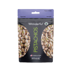 Wonderful - Pepper and Garlic Pistachios 168Gr (24/Carton)