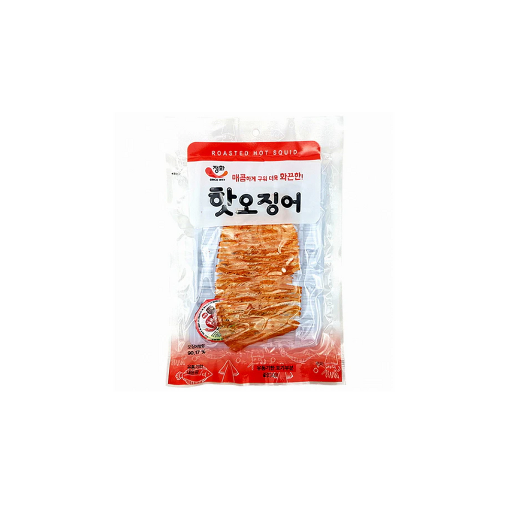 Jeonghwa Food - Spicy Roasted Squid 60Gr (100/Carton)