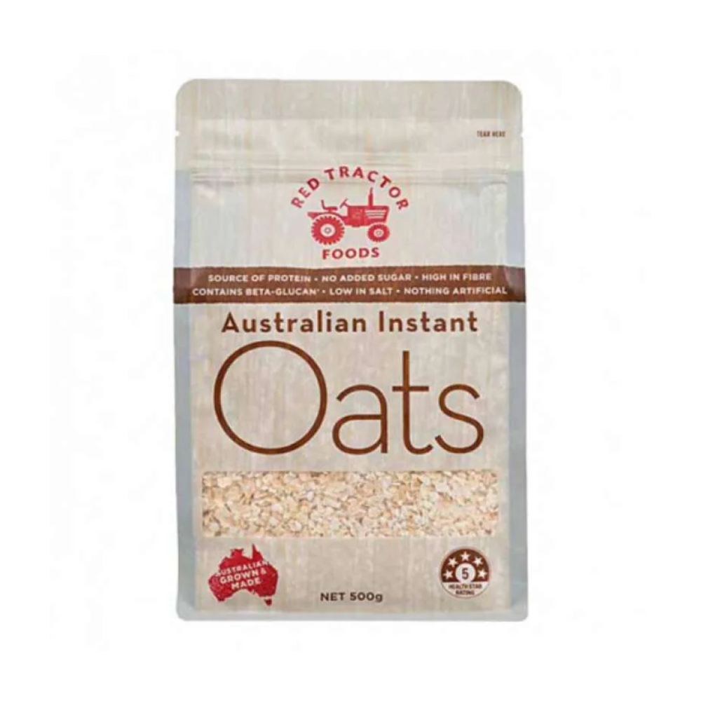 Red Tractor - Australian Instant Oats 500Gr (9/Carton) – Tasty Snack ...