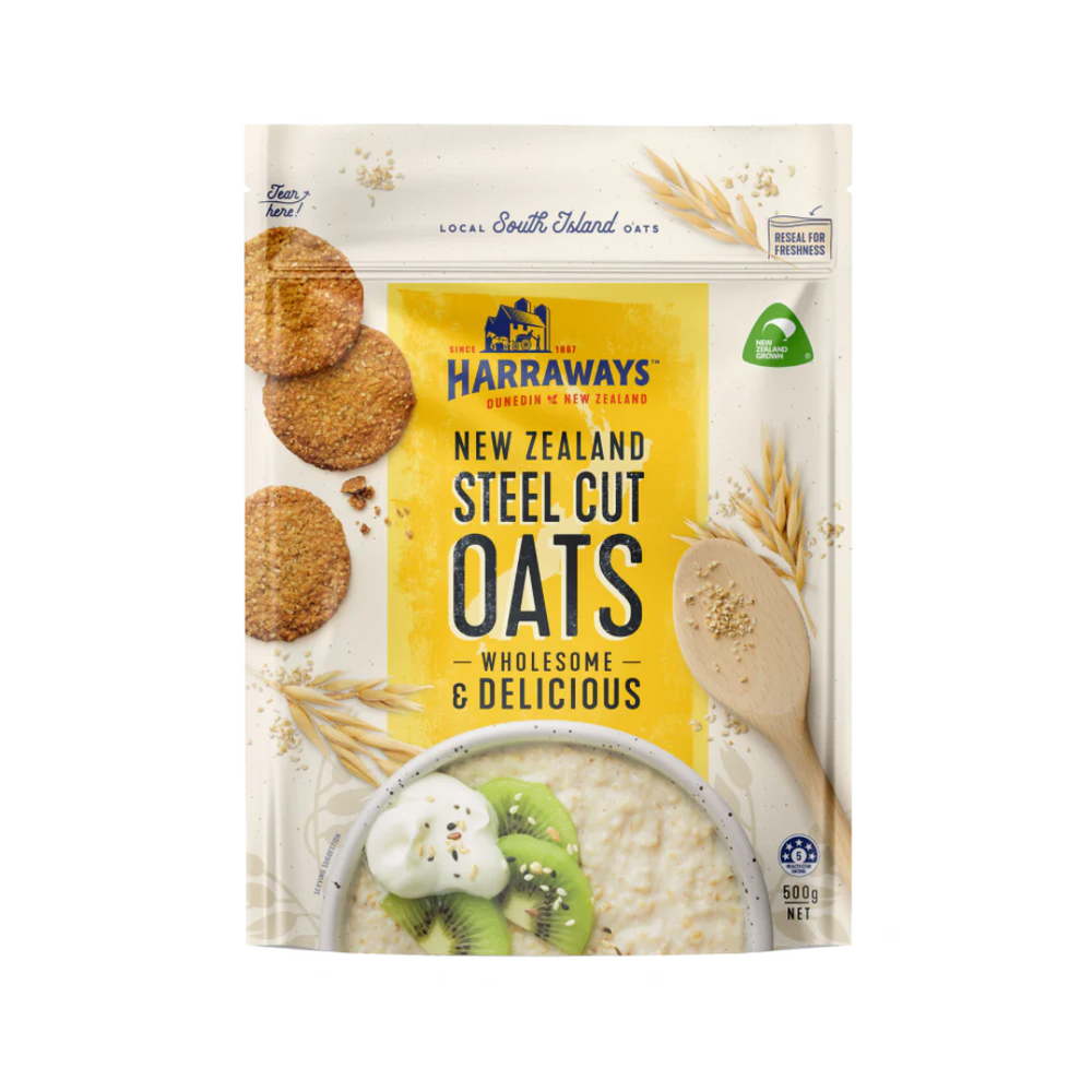 Harraways - Steel Cut Oats 500Gr (10/carton)