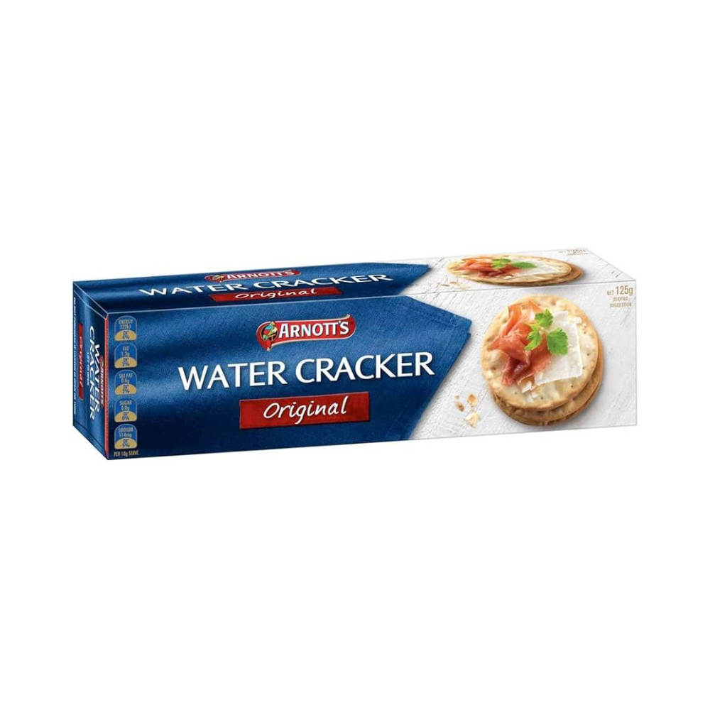 Arnott's - Water Cracker Original 125Gr (20/Carton)