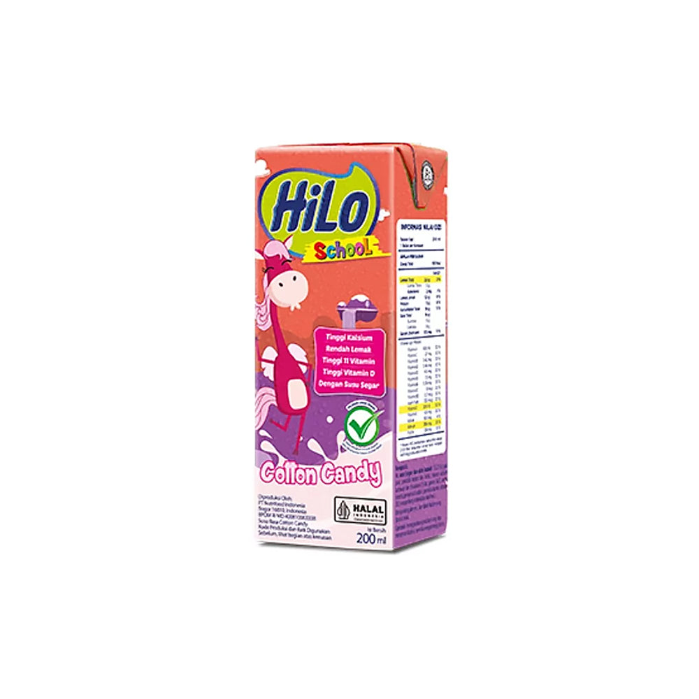 Hilo - School Cotton Candy 200Ml (24/Carton)