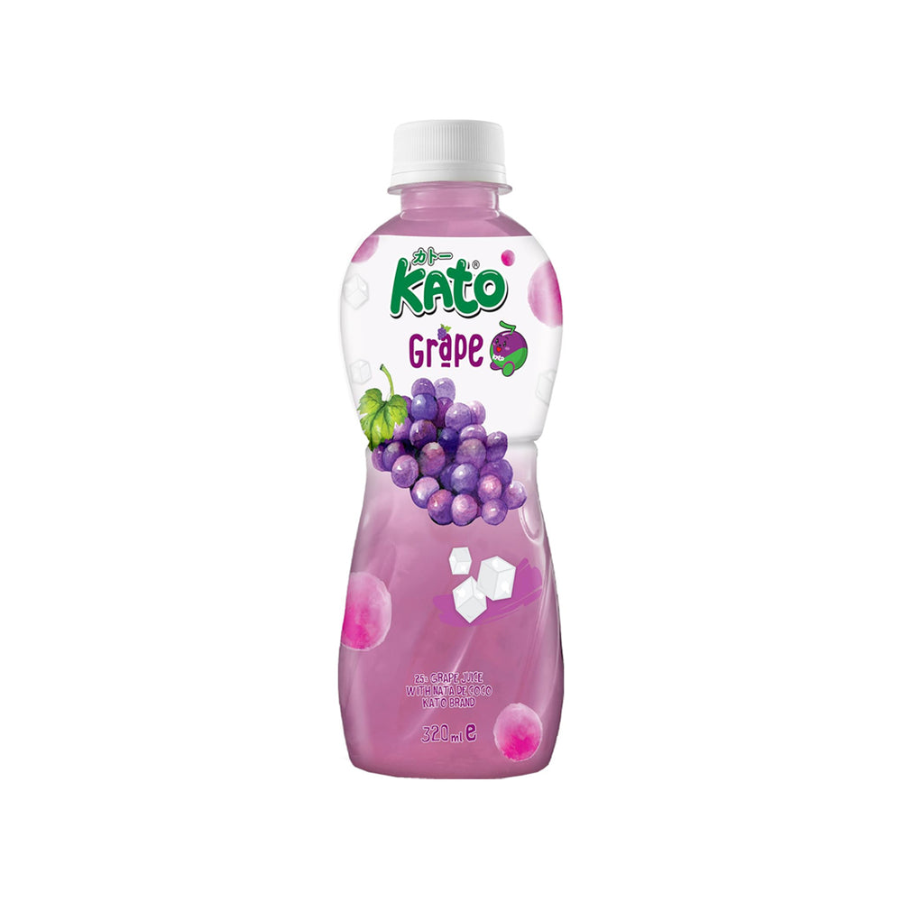 Kato - Grape Juice With Nata De Coco 320Ml (24/Carton)