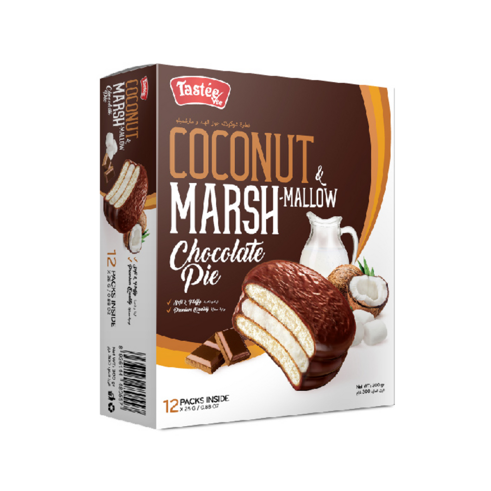 Tastee - Choco Pie Coconut Marshmallow 300Gr (8/Carton)