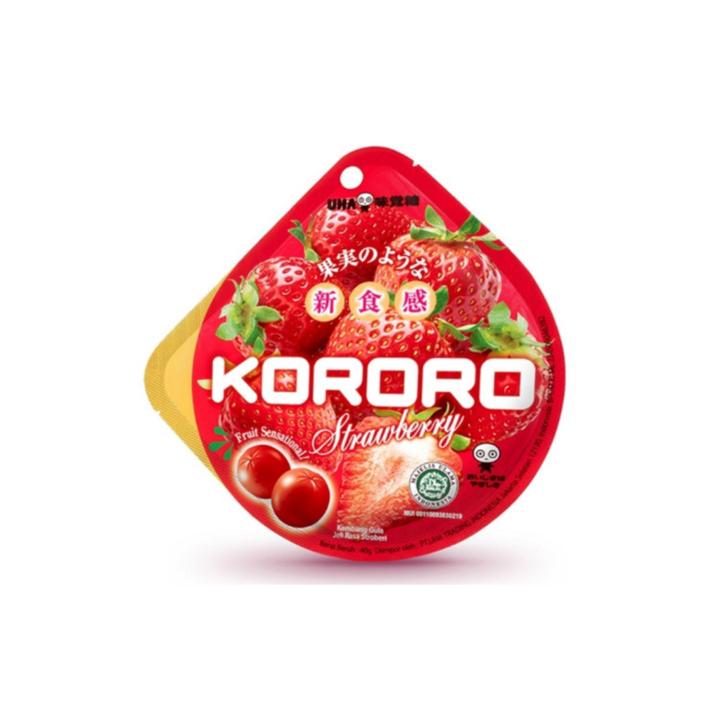 Kororo - Jelly Candy Strawberry 40Gr (6/Box)