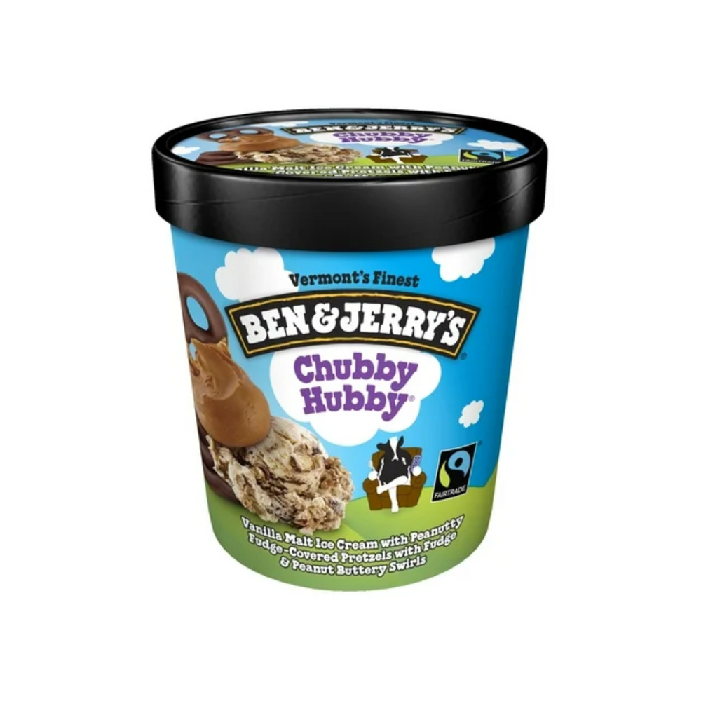 Ben & Jerry - Chubby Hubby 1 Pint / 473Ml (8/Carton)