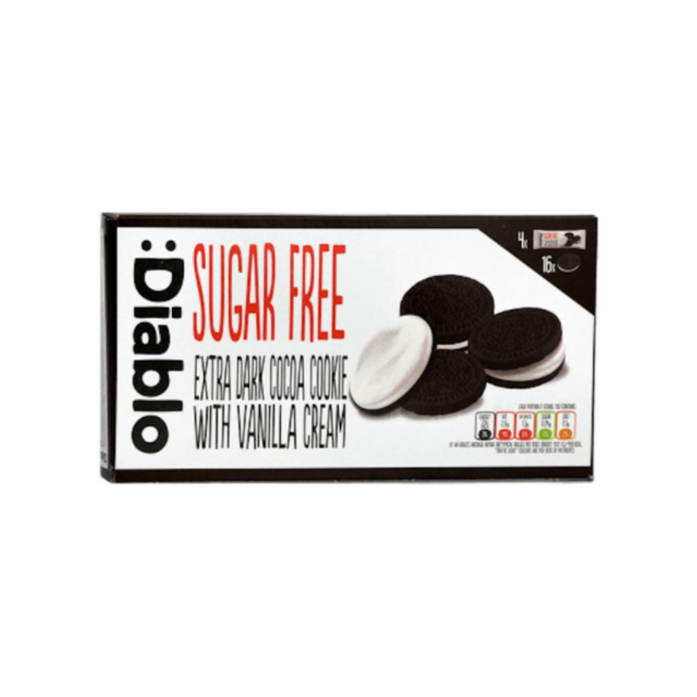 Diablo - Cookies Extra Dark With Vanilla 176Gr (12/Carton)