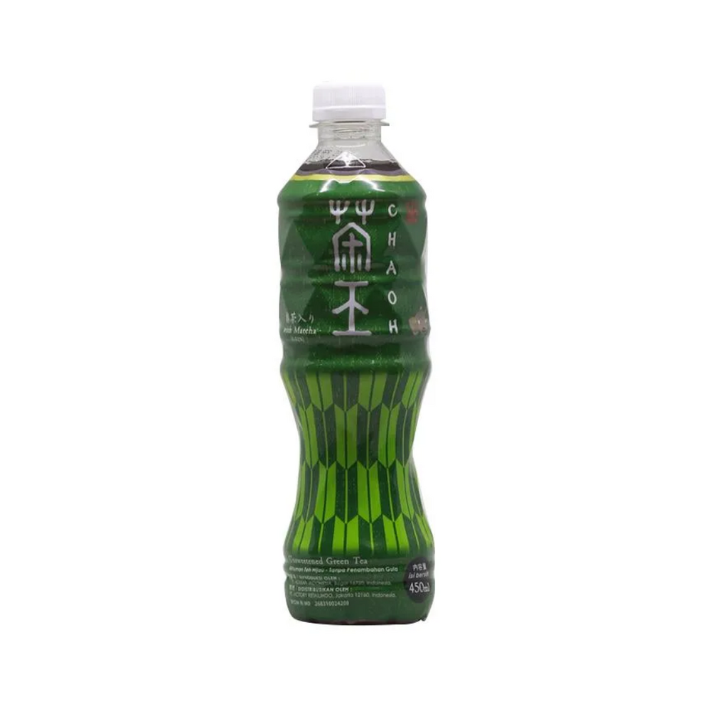 Kaihatsu - Chaoh Unsweetened Green Tea with Matcha 450Ml (24/Carton)