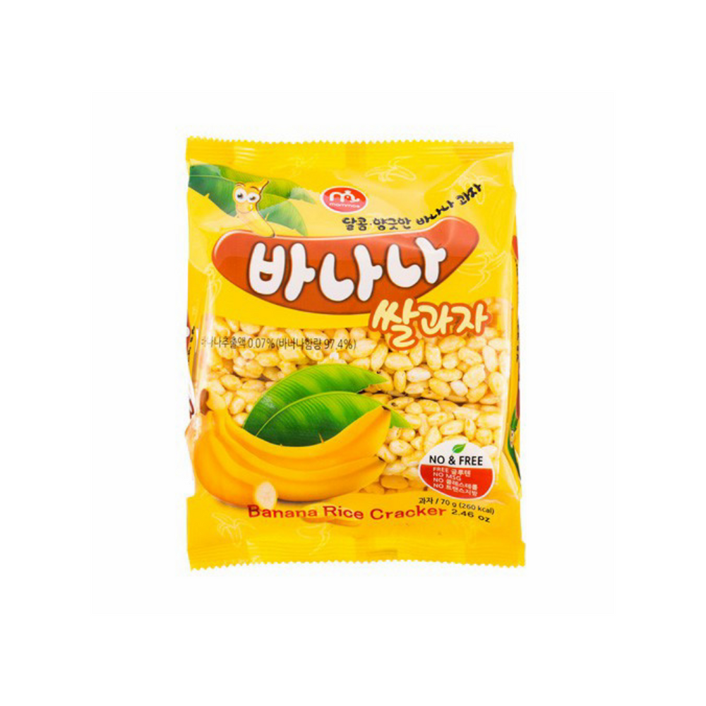Mammos - Banana Rice Cracker 70Gr (20/Carton)