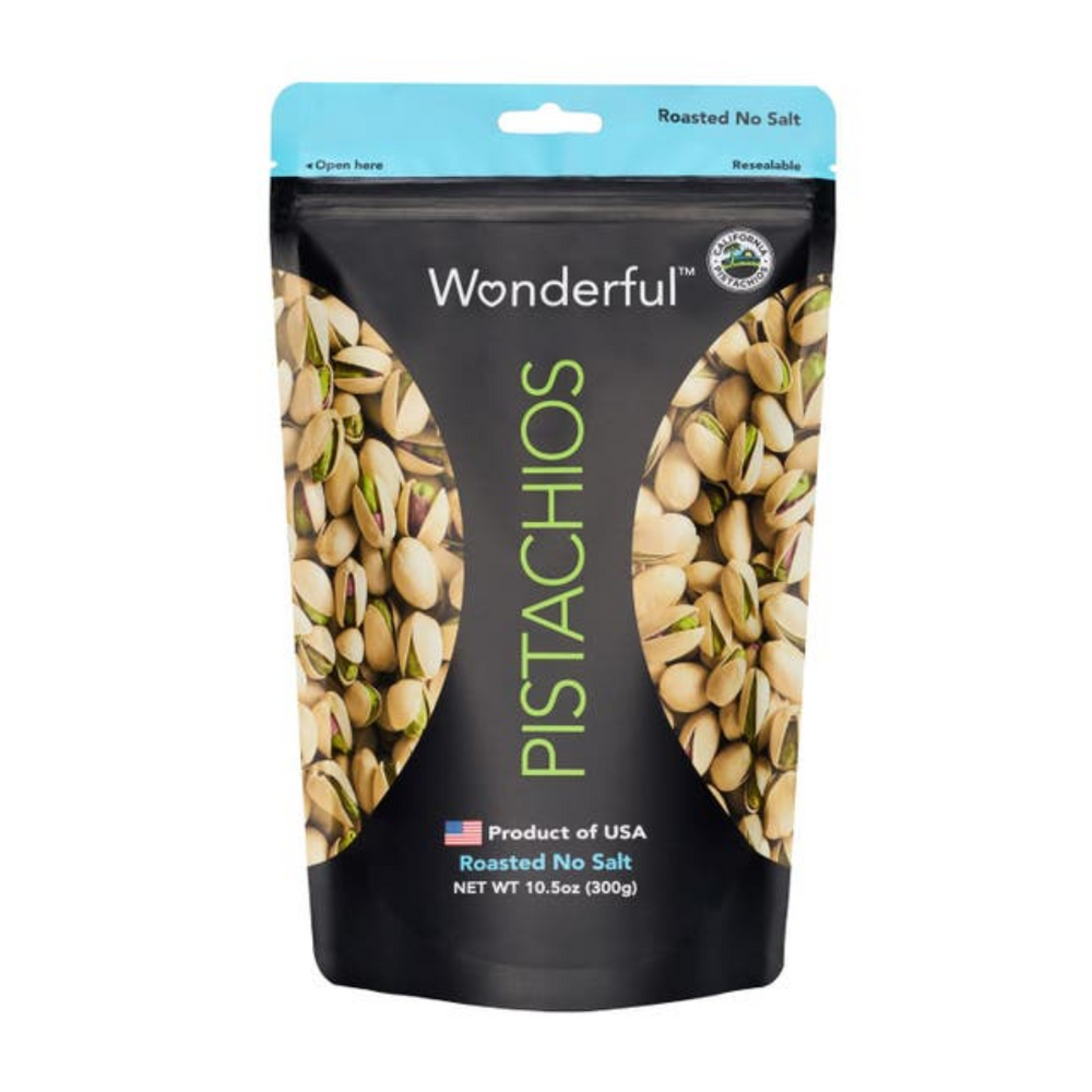 Wonderful - Classic Roasted No Salt Pistachios 300Gr (24/Carton)