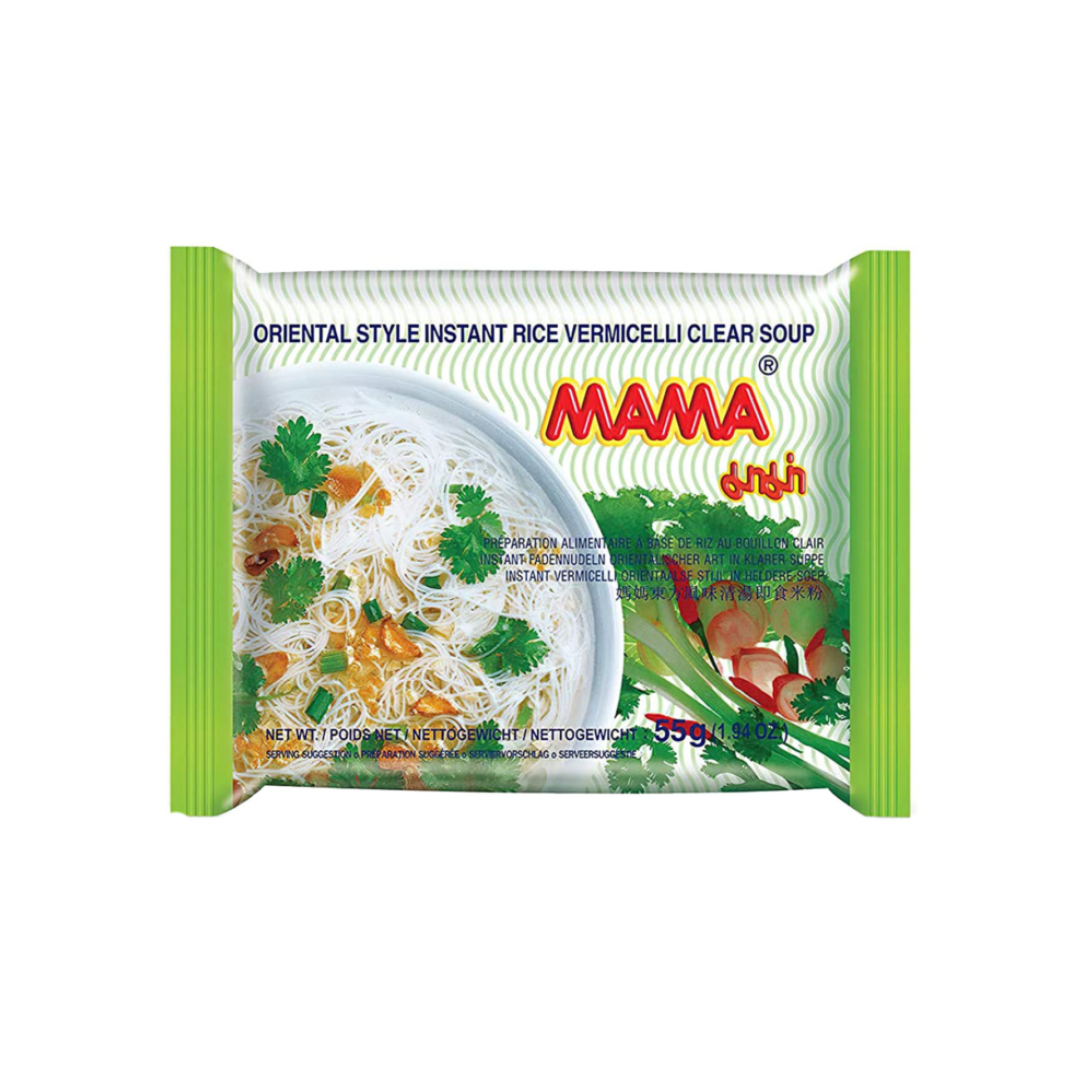 MAMA - Rice Vermicelli Clear Soup 55Gr (180/Carton) – Tasty Snack Indonesia