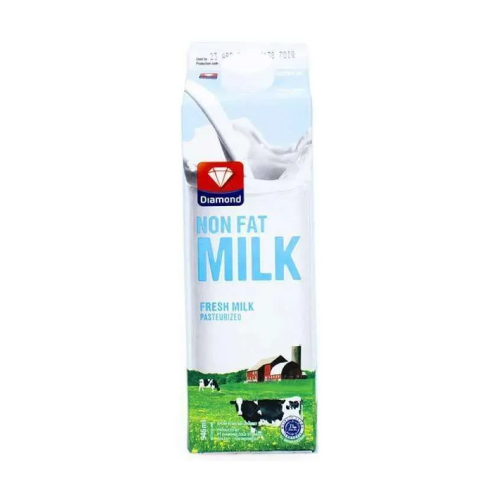 Diamond Fresh Milk Non Fat 946Ml (6/Carton)