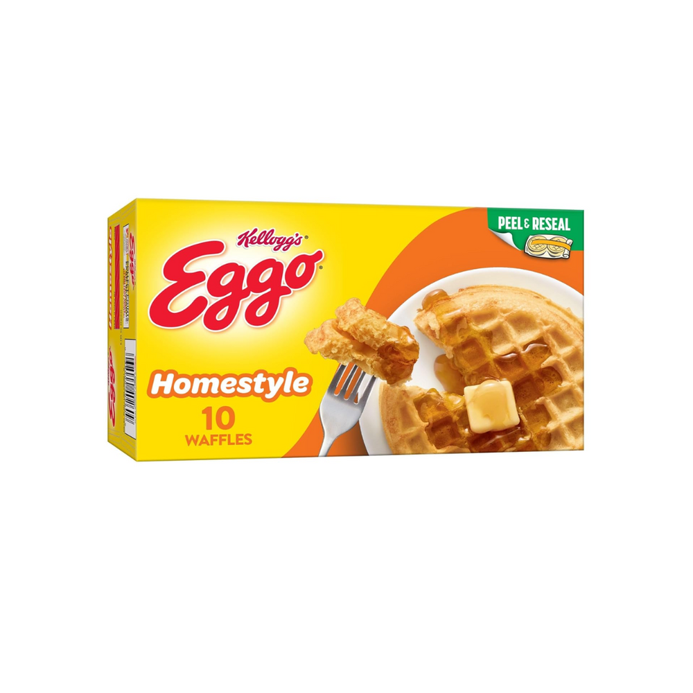 Kelloggs - Eggo Waffles Homestyle 12.3Oz (8/Carton)