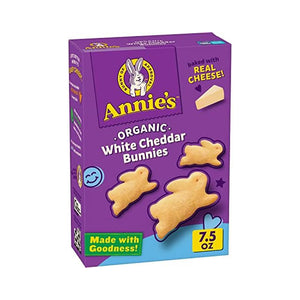 Annie's Organic White Cheddar Bunnies Baked Snack Cracker 213 Gr (12/Ctn)