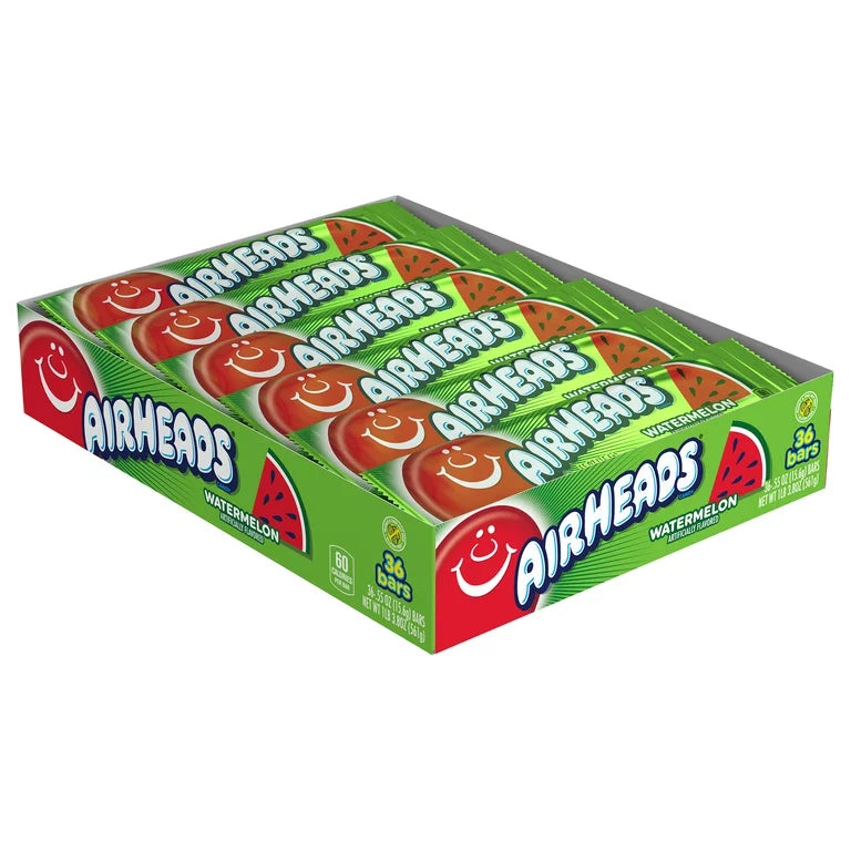 Airheads Watermelon 0.55-Oz (36/Carton)