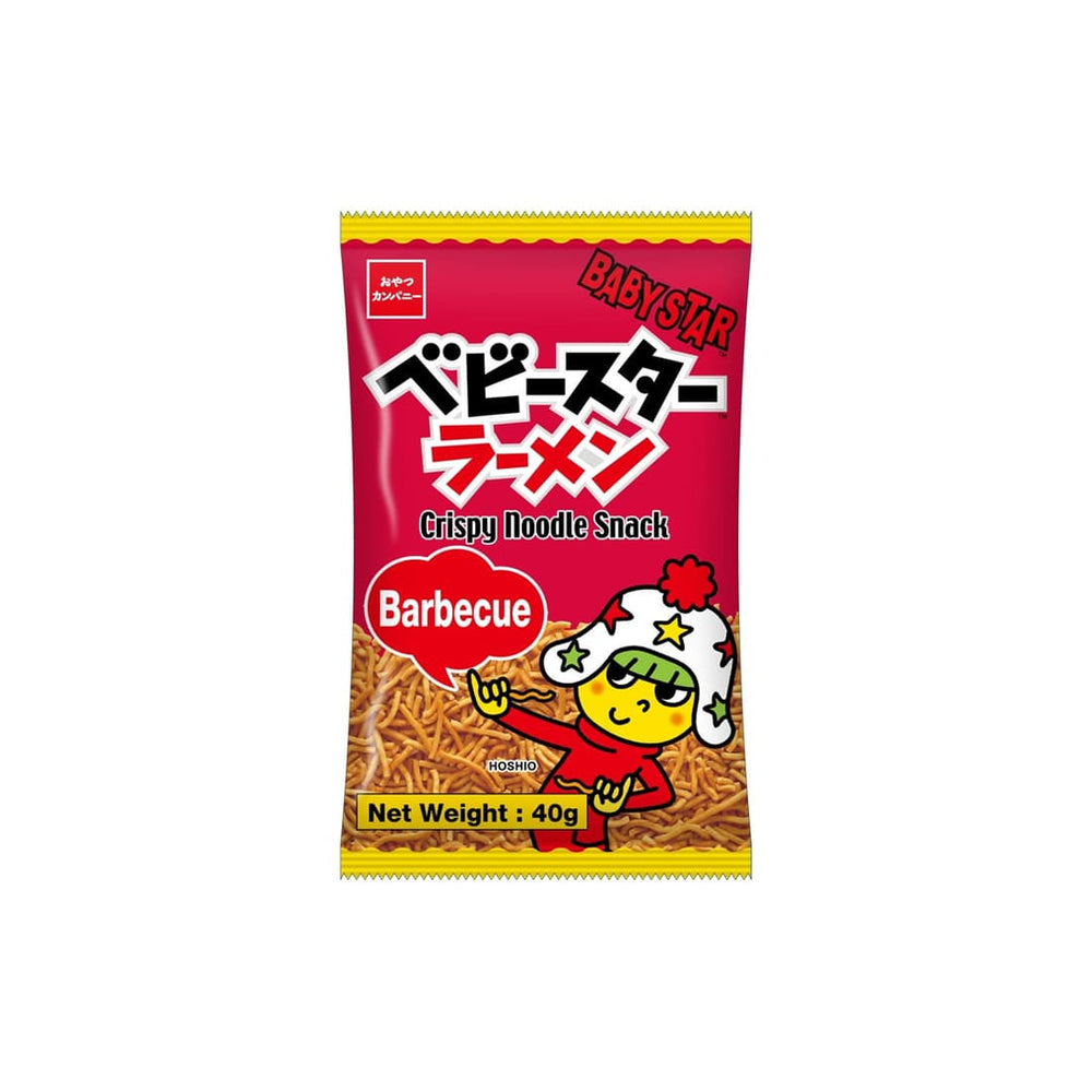 Baby Star Crispy Noodle Snack Berbecue Flavour 40 Gr (20/Carton)