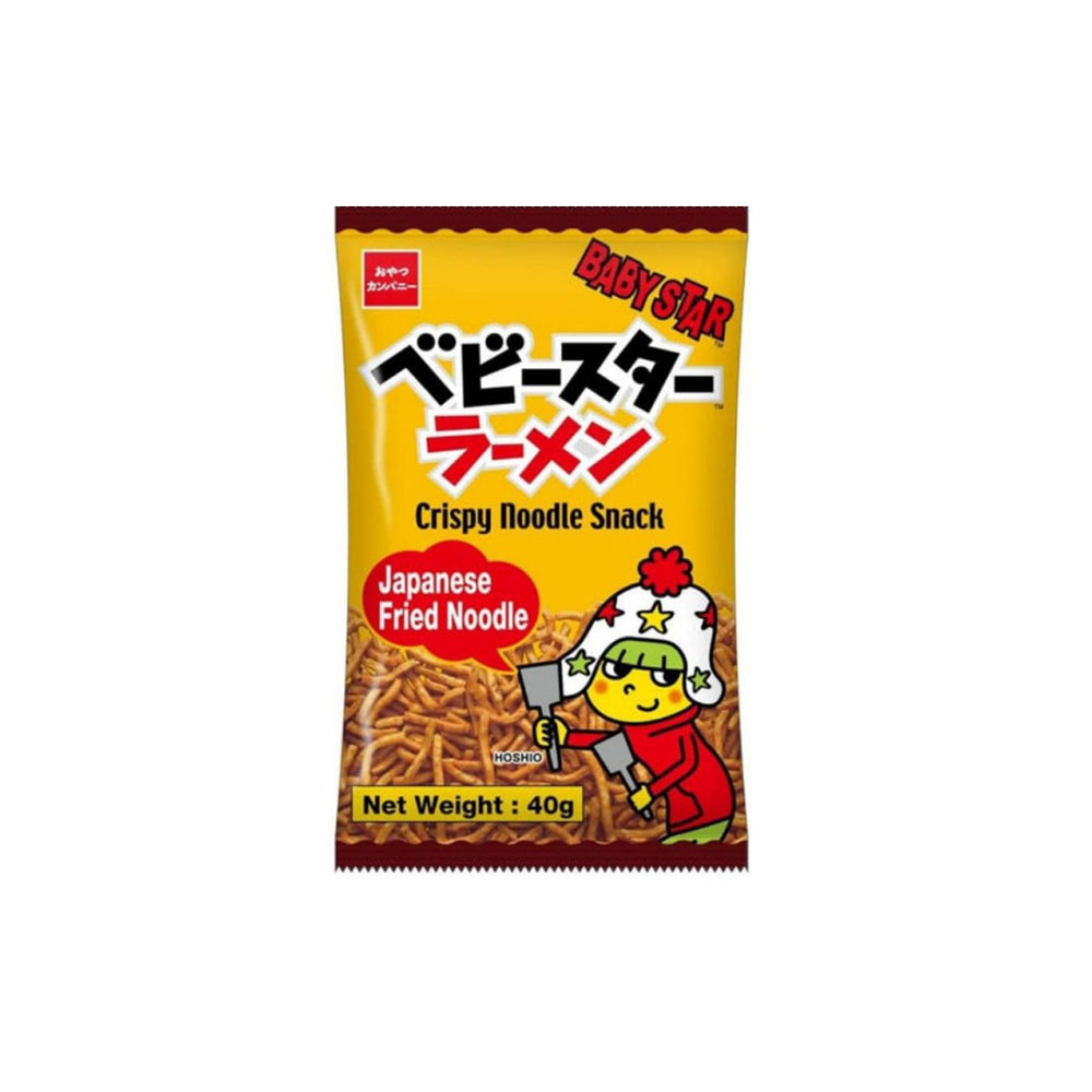 
            
                Load image into Gallery viewer, Baby Star Crispy Noodle Snack Japanese Fried Noodle Flvr 40 Gr (20/Carton)
            
        