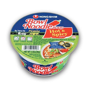 
            
                Load image into Gallery viewer, Bowl Noodle Soup Hot &amp;amp; Spicy Flavor 86Gr (12/Carton)
            
        