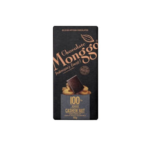 Chocolate Monggo - Dark 100% & Cashew 80gr (24/carton)