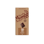 Chocolate Monggo - Chocolate Tablet Dark 58% of Cocoa 80Gr (24/Carton)