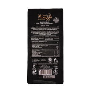 Chocolate Monggo - Dark 100% & Cashew 80Gr (24/carton)