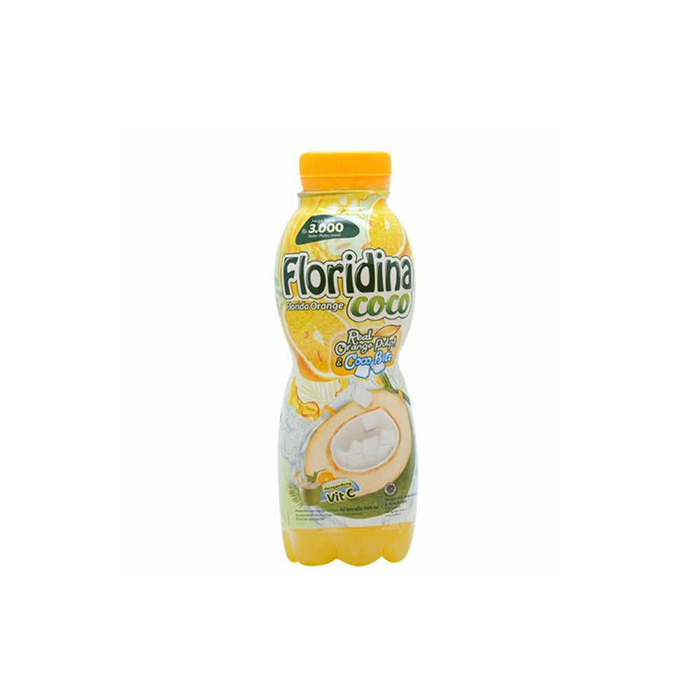 Floridina - Juice Pulp Coco Bit Btl 350Ml (24/Carton)