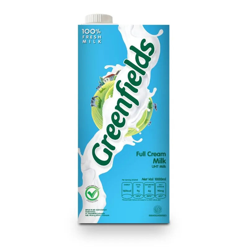 Greenfield - UHT Full Cream 1.000Ml (12/Carton)