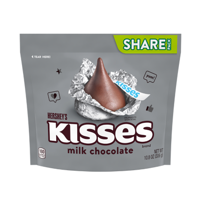 Hersheys Kisses Milk Chocolate Candy 10.8oz (12/carton)