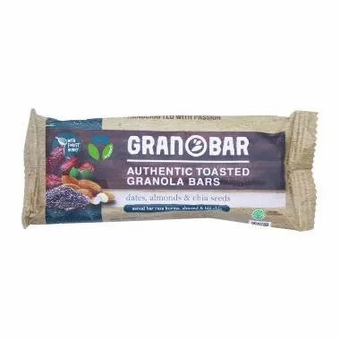 Hundred Seed Granobar Dates, Almonds & Chia Sheeds Bar 35gr (16/carton)