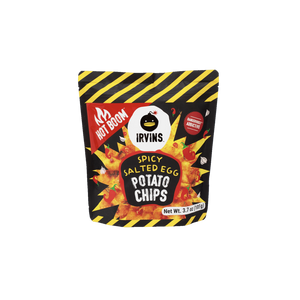 IRVINS - SPICY SALTED EGG POTATO CHIPS (50G) - fRONT