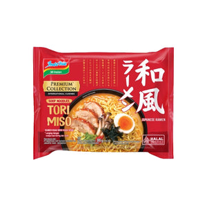 Indomie - Mie Instant Premium Japanese Tori Miso Ramen Pck 82Gr (20/Carton)