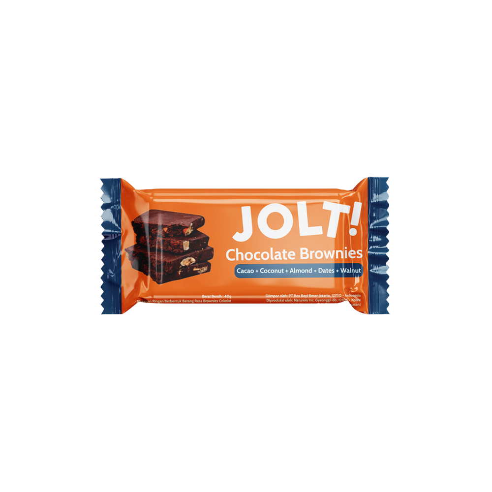 JOLT! - Protein Energy Bar Chocolate Brownies Flavour (10g) - fRONT